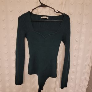 Abercrombie Forrest green bodysuit